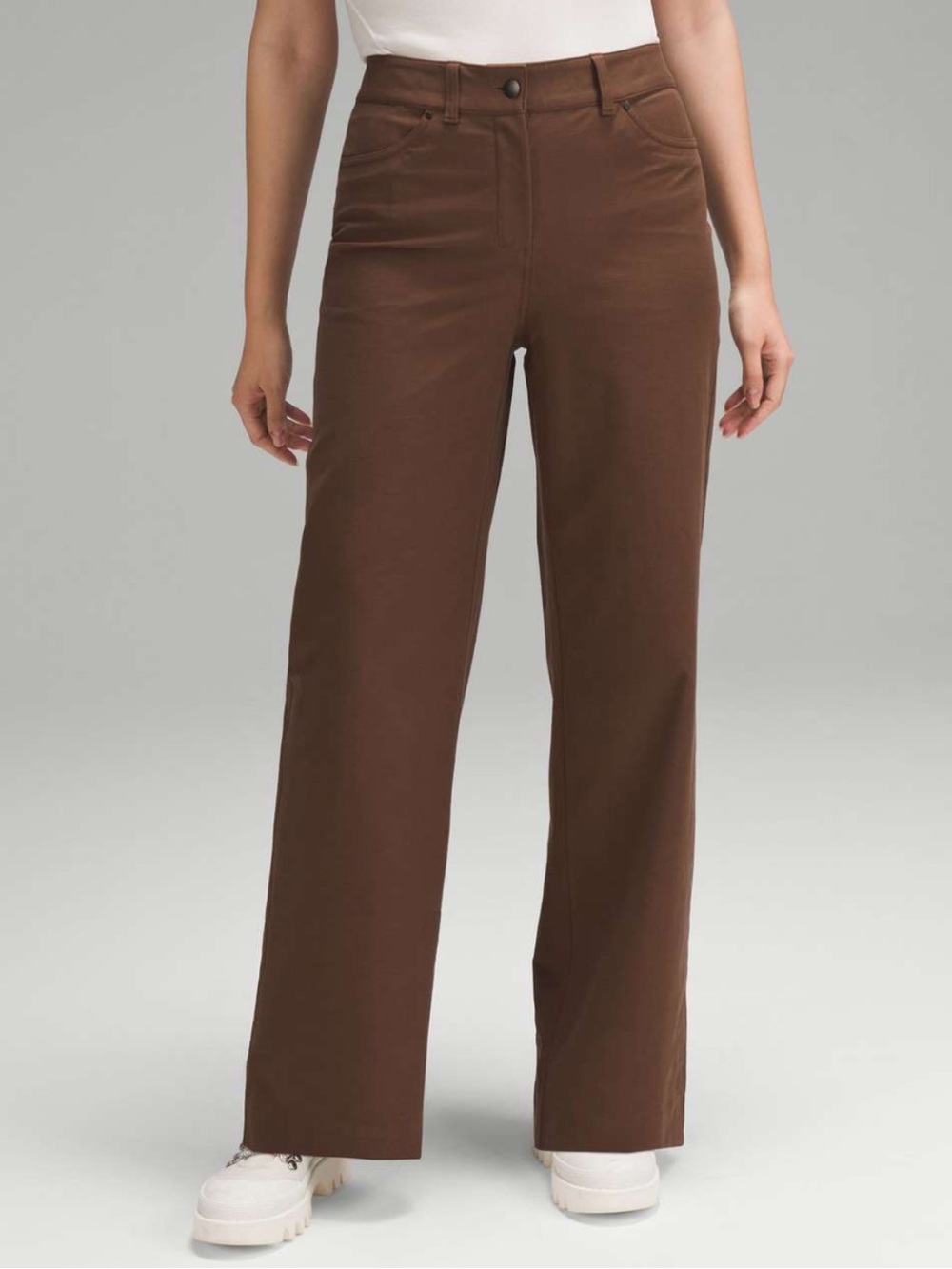 🍋 Lululemon Java Size 10 (30) City Sleek Wide Leg Pants